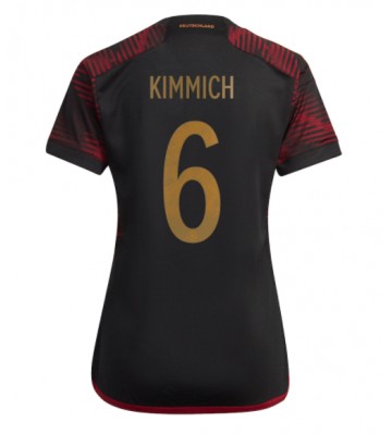 Maillot de foot Allemagne Joshua Kimmich #6 Extérieur Femmes Monde 2022 Manches Courte